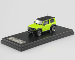 The mini Car 1/64 Suzuki Jimny Cierra Kinetic Yellow