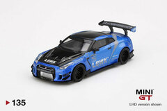 1/64 LB WORKS Nissan GT-R R35 Type 2 Rear Wing Version 3 Blue 