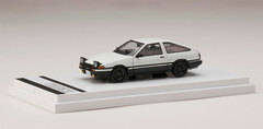 1/64 Toyota Sprinter Trueno GT APEX (AE86) Open Retractable Headlight High Tech Two Tone (White/Black)