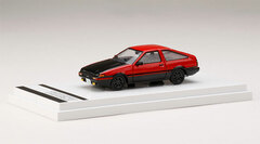 1/64 Toyota Sprinter Trueno GT APEX (AE86) Custom Version / Carbon Hood High Flash Two Tone (Red/Black)
