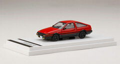 1/64 Toyota Sprinter Trueno GT APEX (AE86) Custom Version High Flash Two Tone (Red/Black)