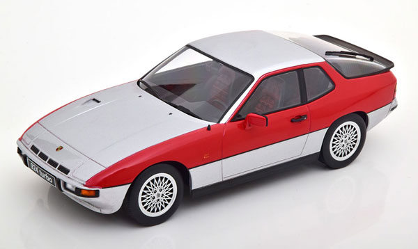 1/18 Porsche 924 Turbo 1986 silver/red