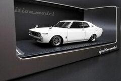 1/43 Nissan LAUREL 2000SGX (C130) White Hayashi-Wheel