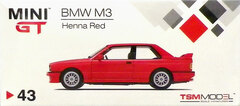 1/64 BMW M3 (E30) Henna Red (Left-hand Steering)