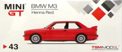 1/64 BMW M3 (E30) Henna Red (Right-hand Steering)