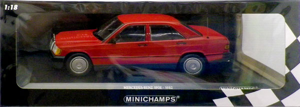 1/18 Mercedes-Benz 190E (W201) 1982 Red
