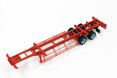 1/50 40-ft Shipping Container Transportation Trailer Red