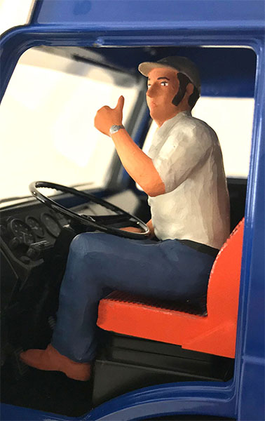 1/18 Figurine Trucker Franz (sitting)