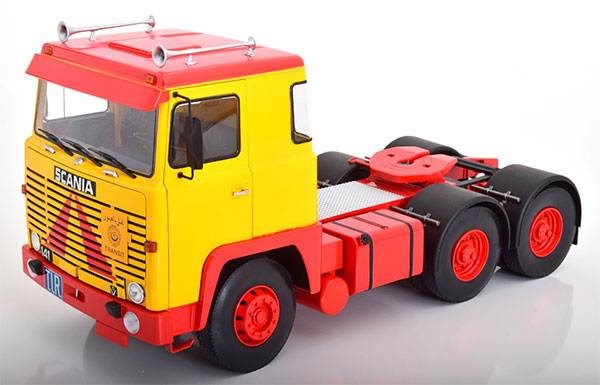 1/18 Scania LBT 141 1976 yellow/red