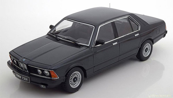 1/18 BMW 733i (E23) 1977 black metallic