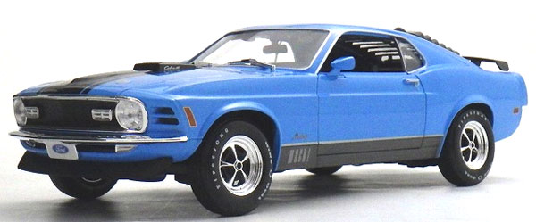 1/18 Ford Mustang Mach-1 1970 Blue