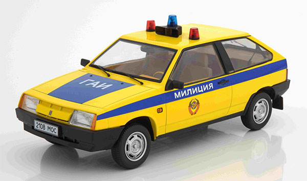 1/18 Lada Samara Police 1984 yellow/blue