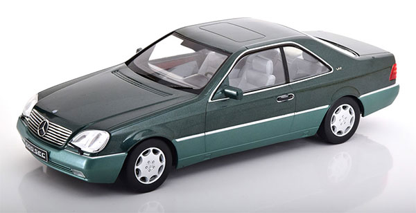1/18 Mercedes 600 SEC C140 1992 green-metallic