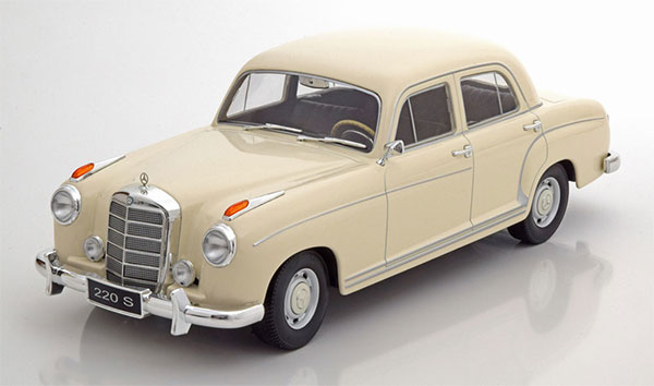 1/18 Mercedes 220S Limousine 1956 creme