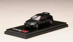 1/64 Honda CIVIC TYPE R (EK9) Custom Version /Carbon Bonnet Starlight Black Pearl