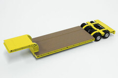 1/50 16-wheel Medium-low Heavy Load Transportation Trailer Yellow