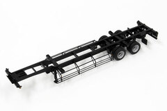 1/50 40-ft Shipping Container Transportation Trailer Black