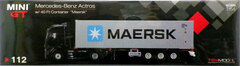 1/64 Mercedes-Benz Actros 40ft Container w/