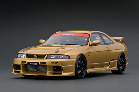 1/18 TOP SECRET GT-R (BCNR33) Gold