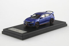 The Mini Car 1/64 Honda Civic TYPE R Brilliant Sporty Blue Metallic