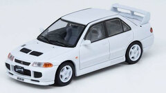 1/64 Mitsubishi Lancer Evolution III White White Separate decals and Extra Wheels