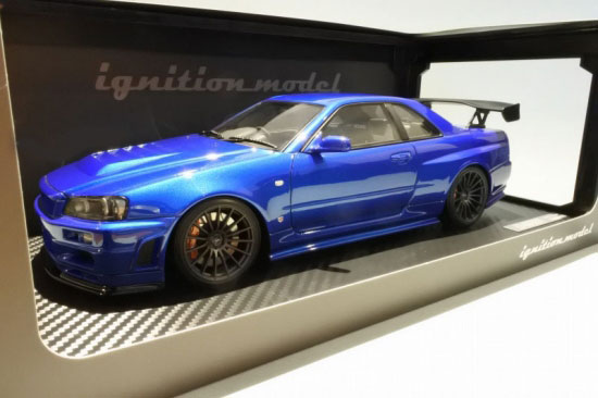 1/18 Nismo R34 GT-R R-tune Bayside Blue