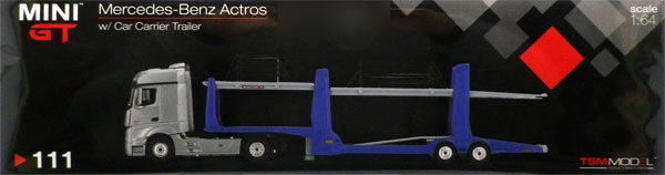 1/64 Mercedes-Benz Actros/Car Carrier Trailer (Right-hand Steering)