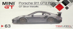 1/64 Porsche 991 Turbo GT2RS Silver Metallic (Right-hand Steering)