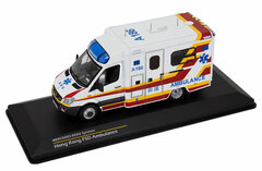 Tiny 1/43 Mercedes-Benz Sprinter Hong Kong Fire Services Department Ambulance (A186)