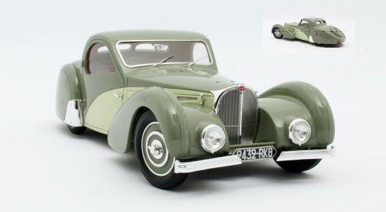 1/18 Bugatti T57SC Atalante 1937 Green