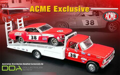 1/64 Allan Moffat Racing Ford F-350 Ramp Truck #38 1969 Trans Am Mustang