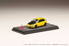 1/64 Honda CIVIC (EK9) Todo School / Tomoyuki Tachi (Initial D: Diorama Set w/Driver Figure)