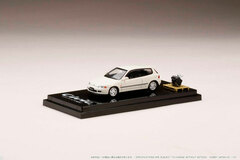 1/64 Honda Civic (EG6) SiR II / Frost White w/Engine Display Model