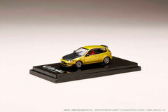 1/64 Honda Civic (EG6) JDM STYLE / Mesh Wheel Yellow Metallic