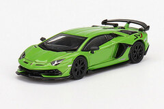 1/64 Lamborghini Aventador SVJ Verde Mantis (Green) (Left-hand Steering)