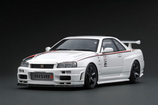 1/18 Nismo R34 GT-R R-tune White