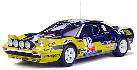 1/18 Ferrari 308 GTB Gr.4 #3 (Yellow/Dark Blue)