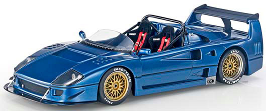 1/18 F40 LM Beurlys Barchetta (Blue)