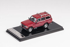 1/64 Toyota Land Cruiser 60 - LHD (w/Roof Rack & Spotlight) Red