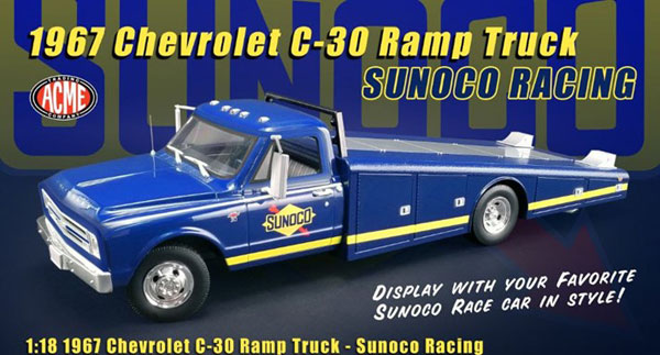 1/18 1967 Chevrolet C-30 Ramp Truck - Sunoco Racing