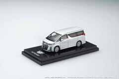 1/64 Toyota Alphard HYBRID (H30W) Custom Version White Pearl Crystal Shine
