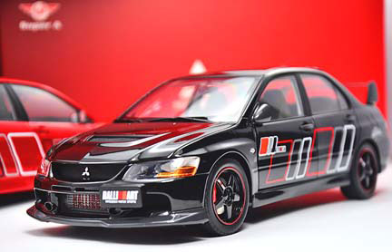 1/18 Mitsubishi Lancer Evolution IX Ralliart (Black)