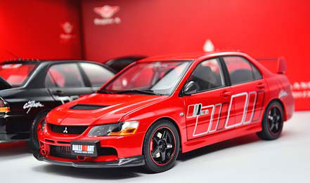 1/18 Mitsubishi Lancer Evolution IX Ralliart (Red)