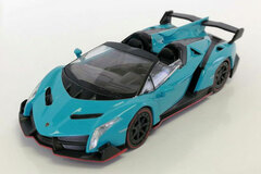 Bunka Original 1/64 Lamborghini Veneno Roadster Blue