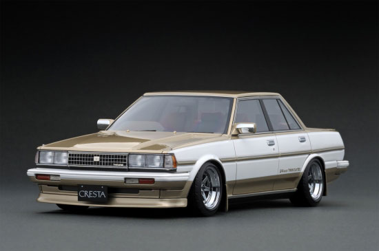 1/18 Toyota Cresta (GX71) GT TWIN turbo White/Gold