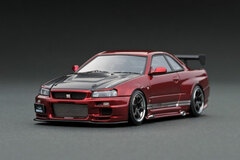 1/43 TOP SECRET GT-R (BNR34) Red Metallic