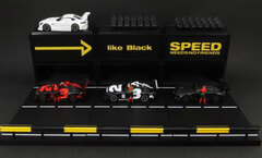 1/64 Mercedes me x like Black Special Edition Mercedes-AMG GT3 #3 Boxset