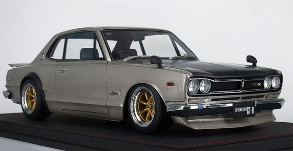 1/12 Nissan Skyline 2000 GT-R (KPGC10) Silver *Watanabe-Wheel