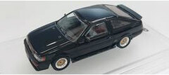1/64 Toyota COROLLA LEVIN AE86 Black Spare Wheel Set, w/Decals