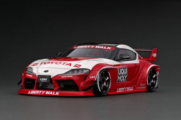 1/18 LB-WORKS TOYOTA SUPRA (A90) White/Red